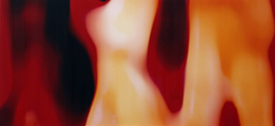 Untitled,  mixed media on aluminium, 56,5 x 123 cm. 2007.
