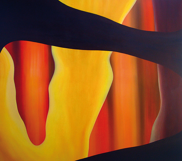 Untitled,  acrylic on canvas, 175 x 200 cm. 2009.