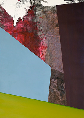 Untitled, mixed media on paper,  69 x 49 cm. 2023.