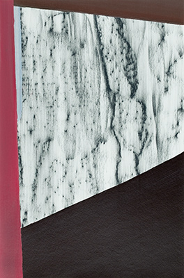 Untitled, mixed media on paper, 44,5 x 29,5 cm. 2025