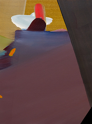 Untitled,  acrylic on paper, 38 x 28 cm. 2018.