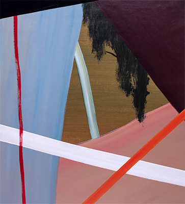 Untitled,  Acrylic on canvas, 110 x 100 cm. 2018.