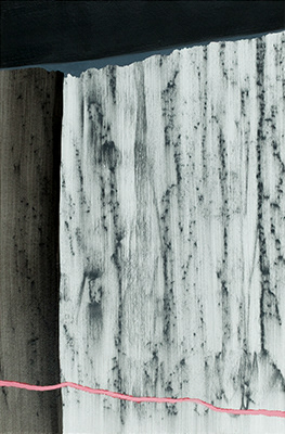 Untitled, mixed media on paper, 44,5 x 29,5 cm. 2025