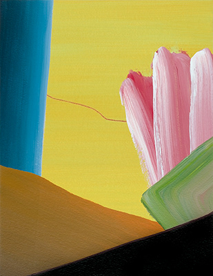 Untitled, mixed media on paper, 40 x 31 cm. 2025