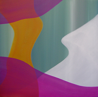 Untitled, acrylic on canvas, 65 x 65 cm. 2009.