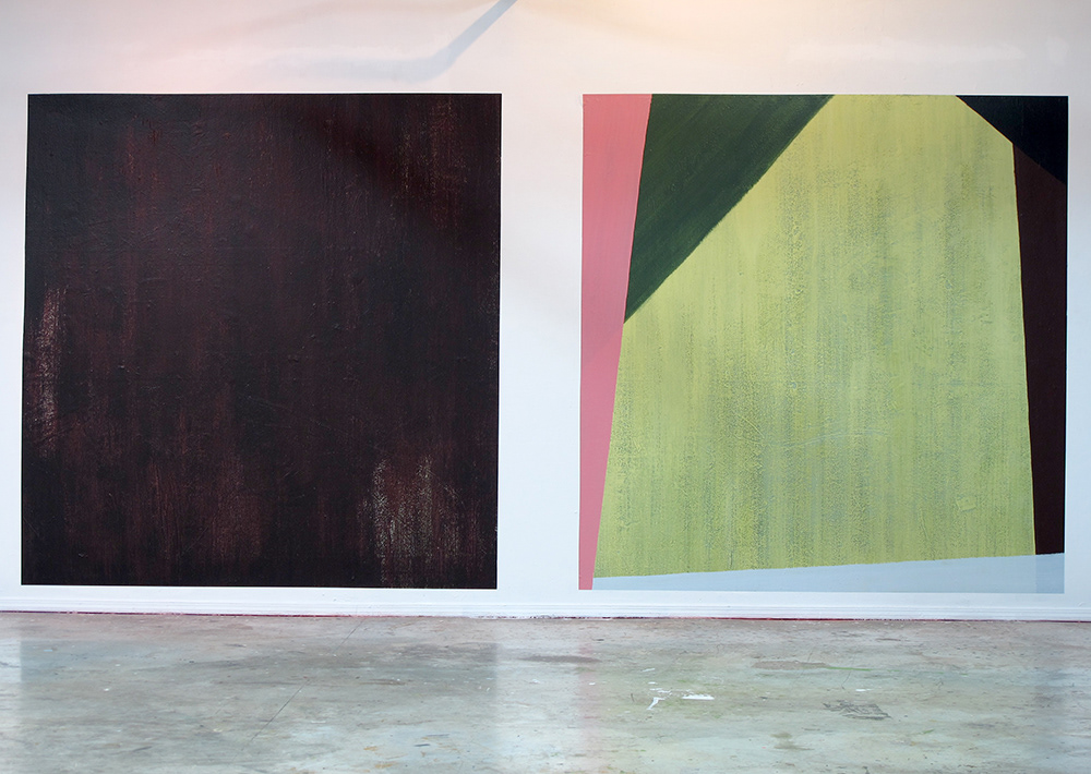 Untitled, mural painting, Área, Lugar de Proyectos, Caguas, Puerto Rico. 2014.