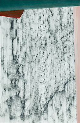 Untitled, mixed media on paper, 44,5 x 29,5 cm. 2025