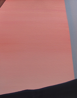 Untitled,  acrylic on paper, 40 x 31 cm. 2013.