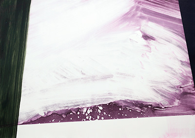 Untitled,  monotype on Zerkall paper, 300 gr. 54,5 x 75,5 cm. 2021.