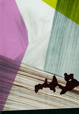 Untitled,  monotype on Velin BFK Rives Arches 300 gr. paper, 54 x 38 cm. 2021.