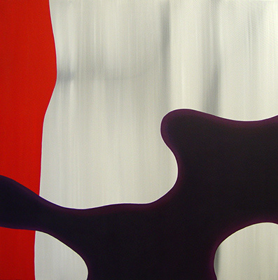 Untitled, acrylic on canvas, 100 x 100 cm. 2009.