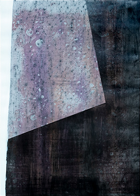 Untitled, mixed media on paper,  69 x 49 cm. 2023.  