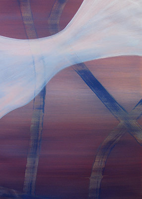 Untitled,  acrylic on paper, 67,5 x 47,5 cm. 2010.