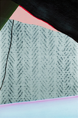 Untitled, mixed media on paper, 45,5 x 30,5 cm. 2025