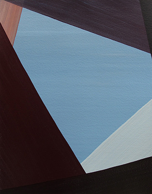 Untitled,  acrylic on paper, 40 x 31 cm. 2013.