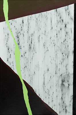 Untitled, mixed media on paper, 44,5 x 29,5 cm. 2025