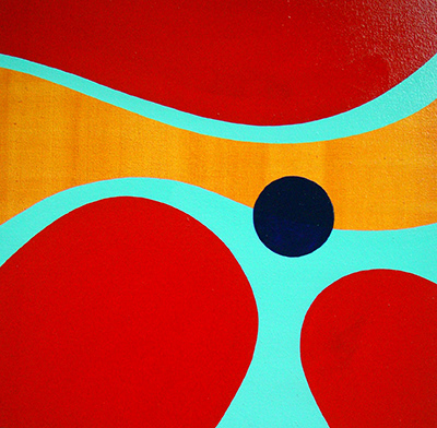 Untitled,  acrylic on canvas,  40 x 40,5 cm. 2006.