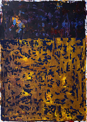 Untitled. mixed media on paper, 69,5 x 49,5 cm.