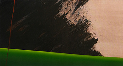 Untitled, acrylic on linen, 2023. 