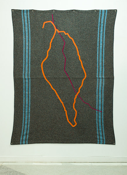 Untitled, mixed media, 279 x 215 cm. 2026.