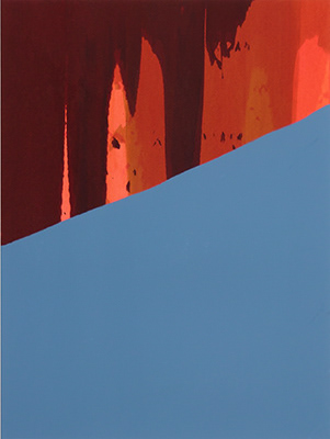 Untitled,  monotype on paper, 40 x 30 cm. 2011.