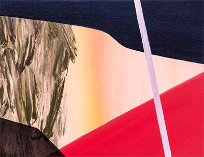 Untitled,  acrylic on canvas, 27 x 35 cm. 2020.