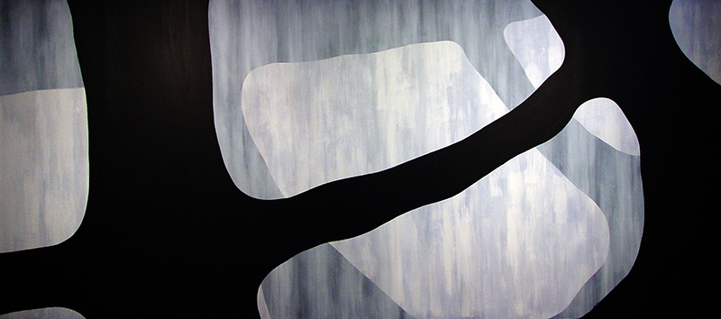 Untitled,  mural painting, acrylic. 243,84 x 548,64 cm. 2008.