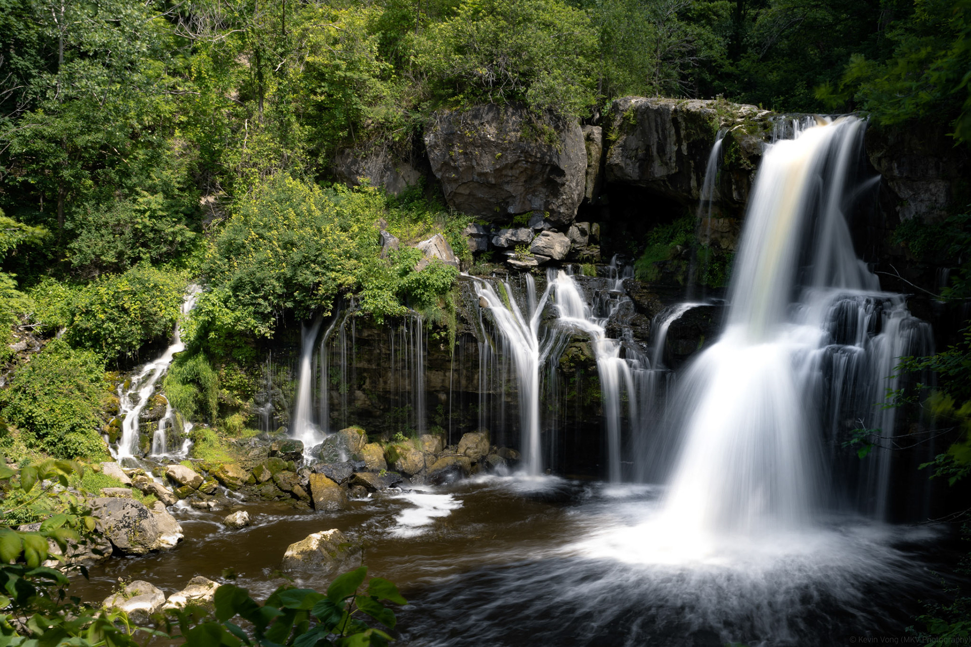Akron Falls in Motion