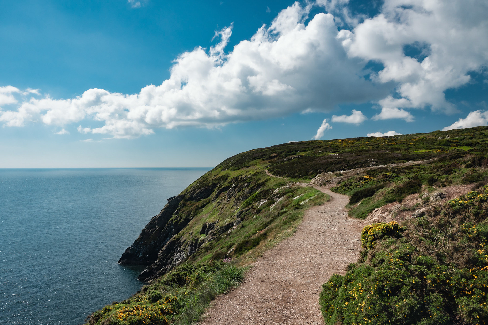View off Howth Head Cliff