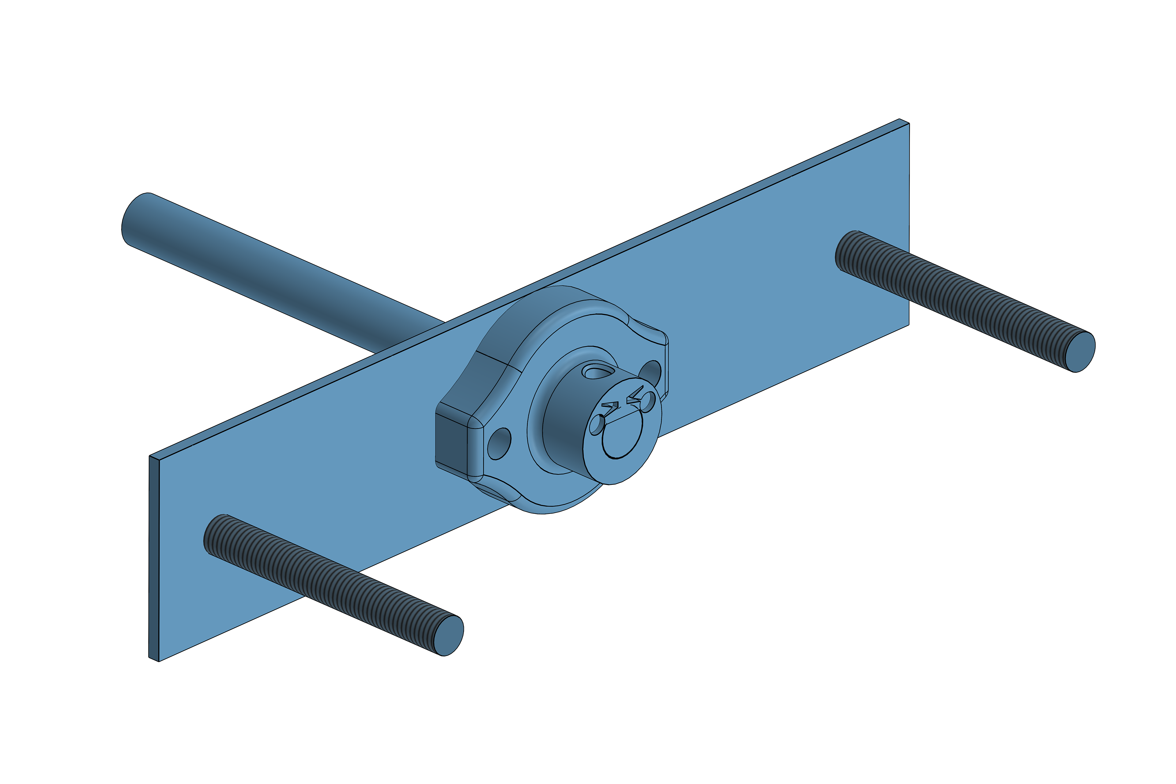 Gear-spinning claw assembly