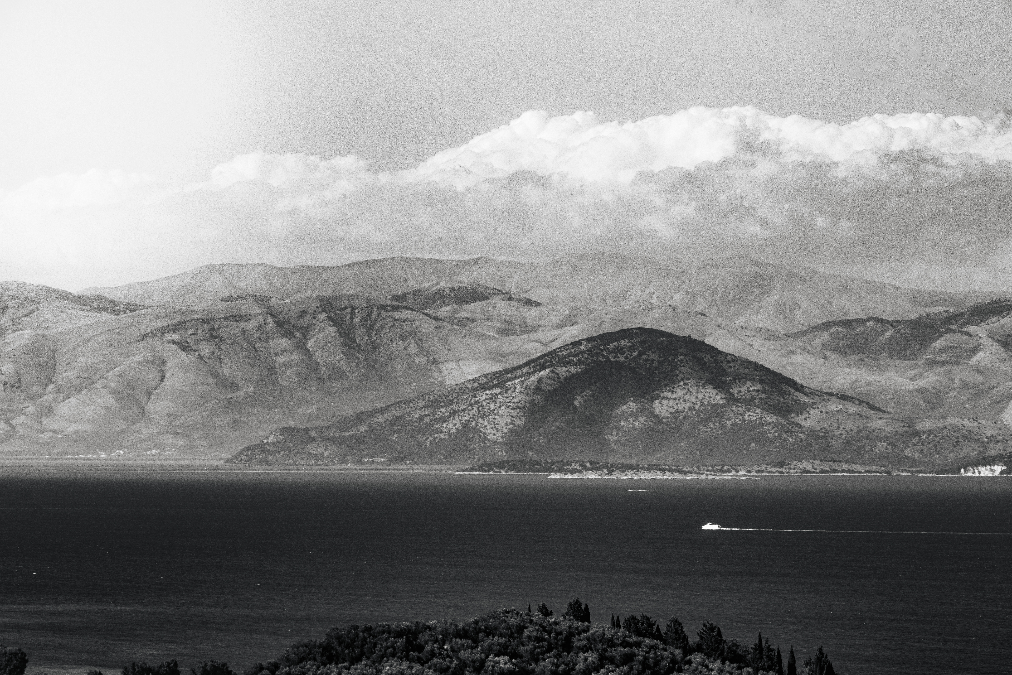 Albânia vista de Kouloura(2) - 2025(Corfu)