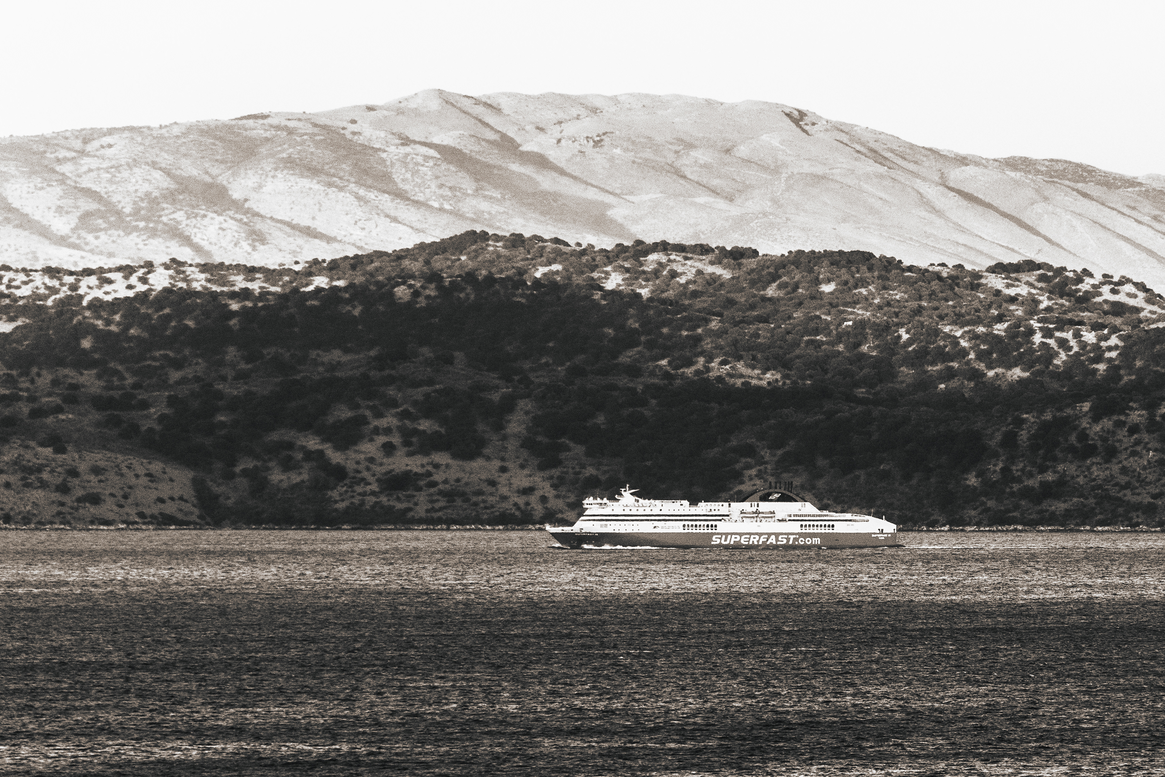 Albânia vista de Kouloura(1) - 2025(Corfu)