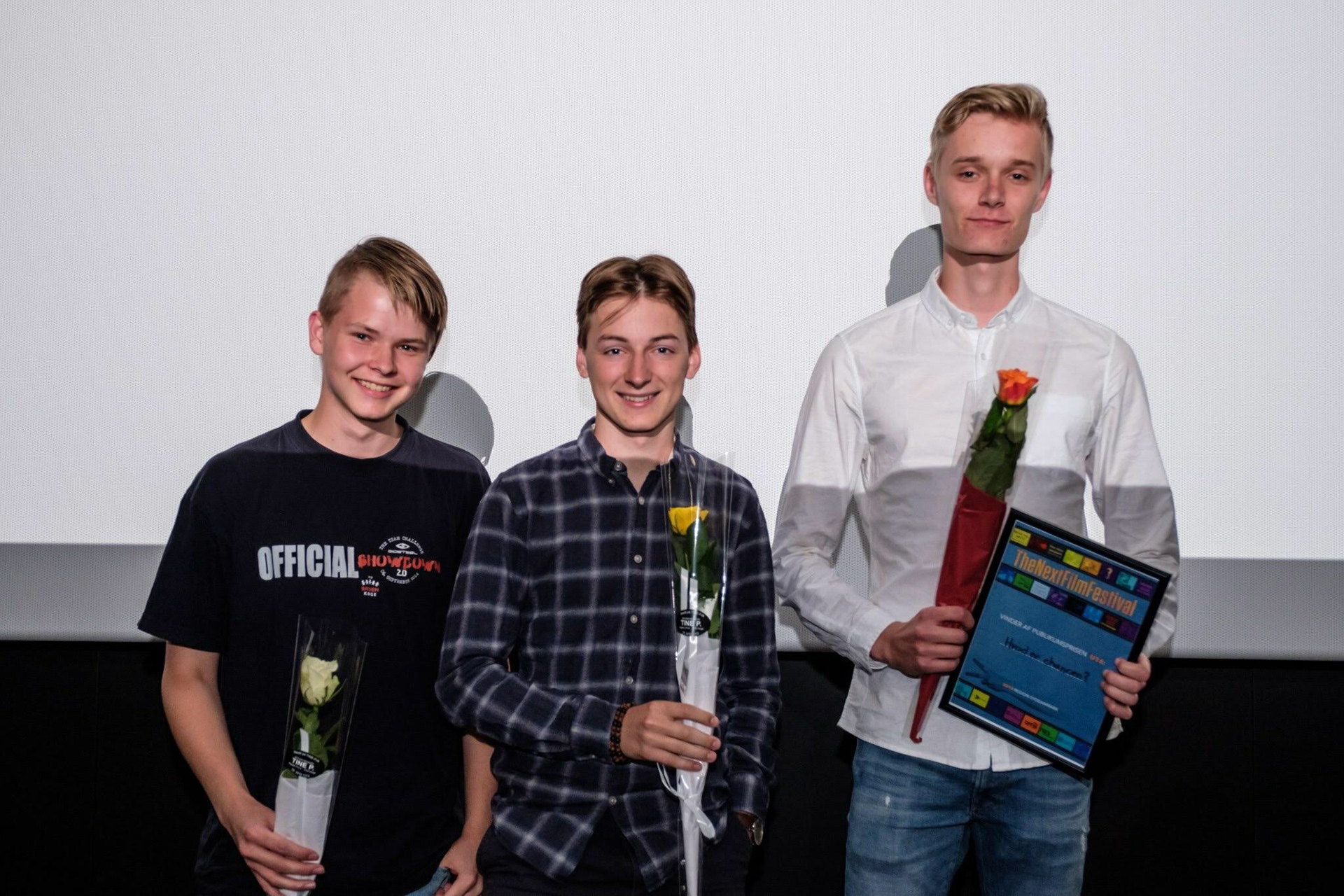 Our film crew won an award at TheNextFilmFestival.