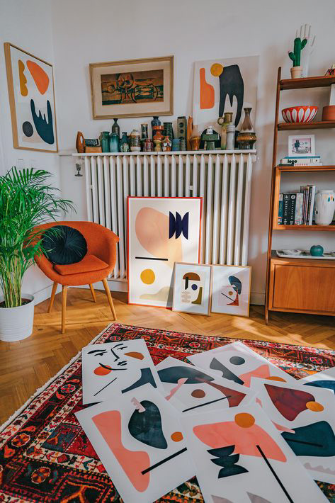 Mid-Century Style Interior