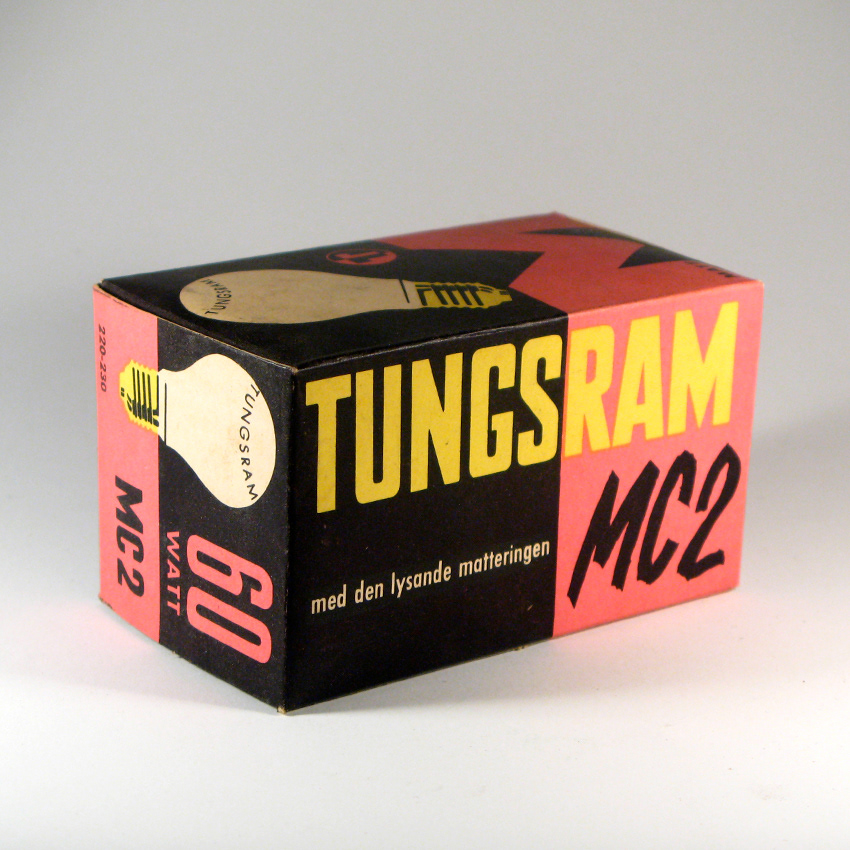 1950's Tungsram Lightbulb Packaging