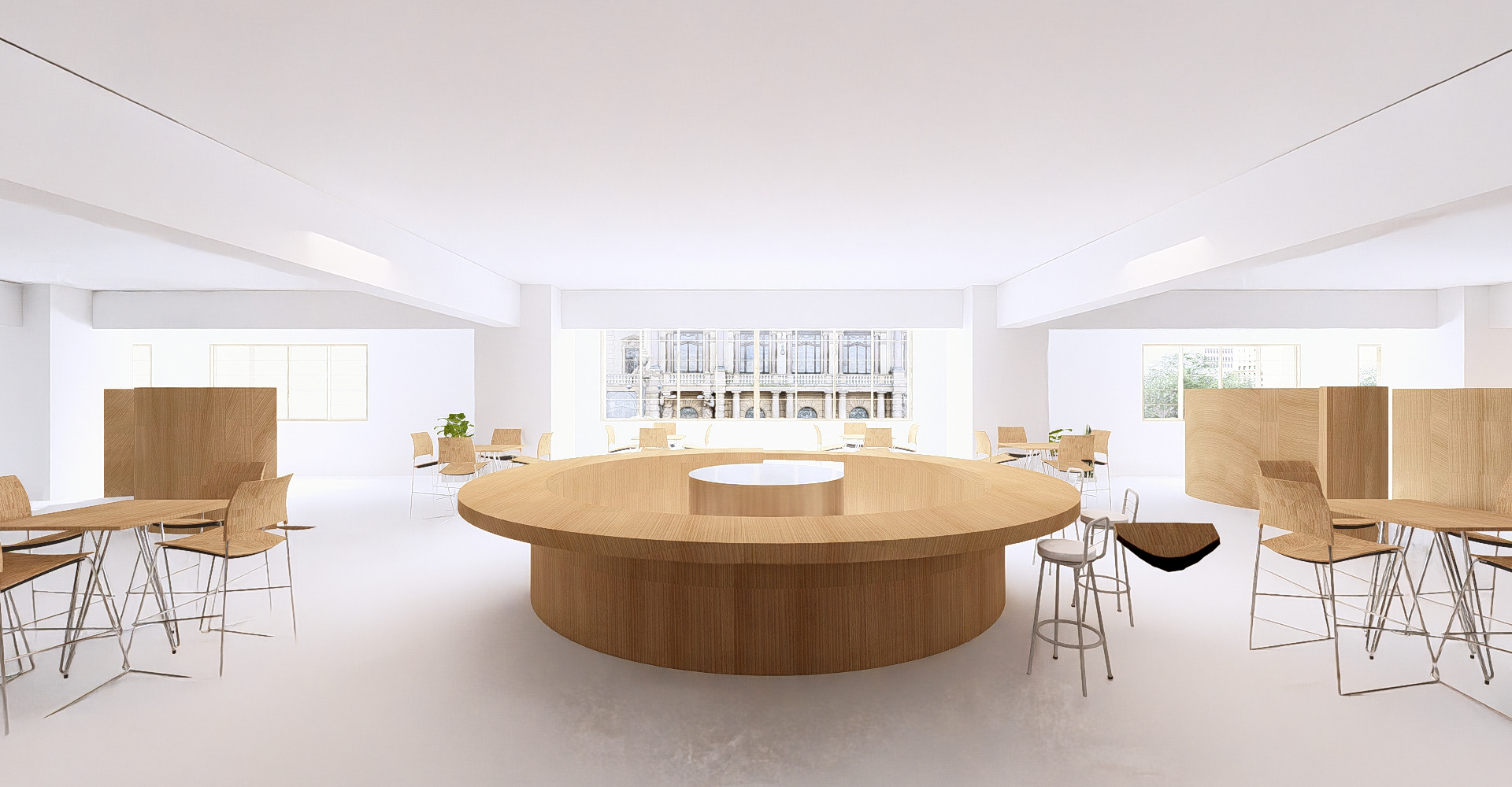 Espaço de Atendimento e Café