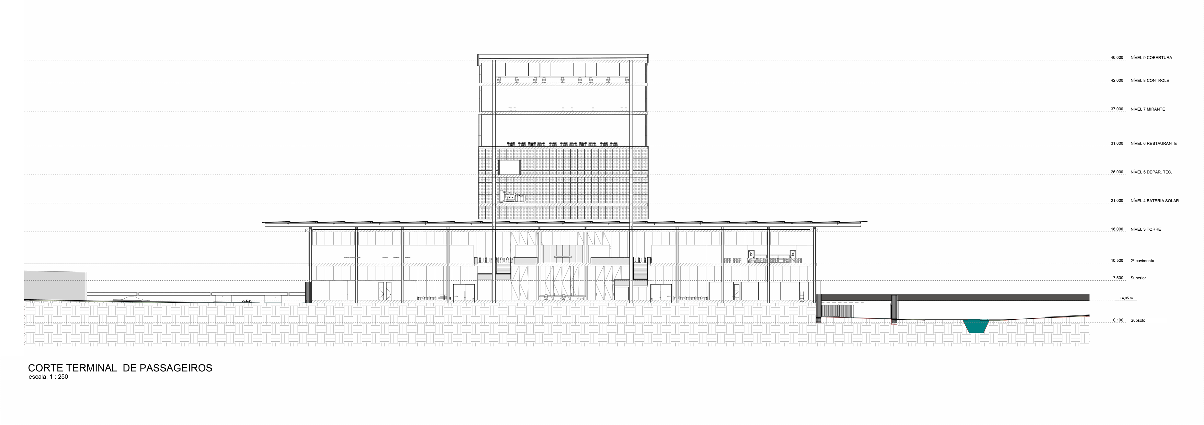 CORTE TERMINAL DE PASSAGEIROS