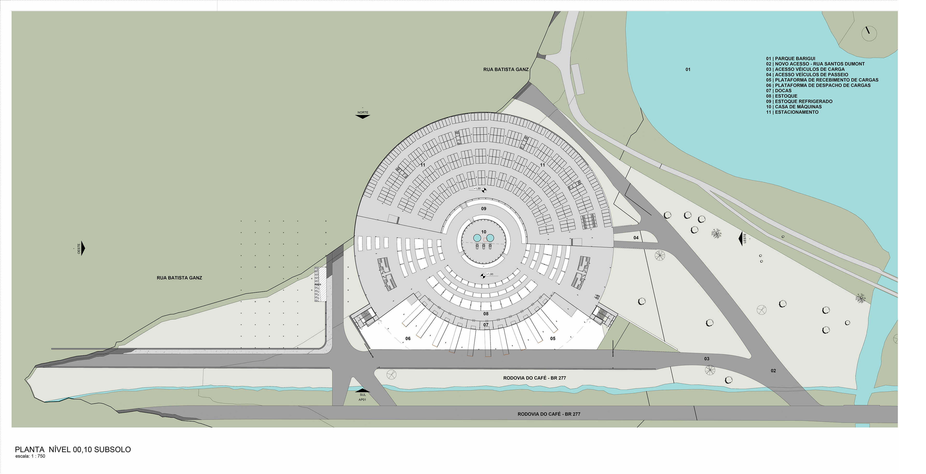 PLANTA NÍVEL 0 - SUBSOLO