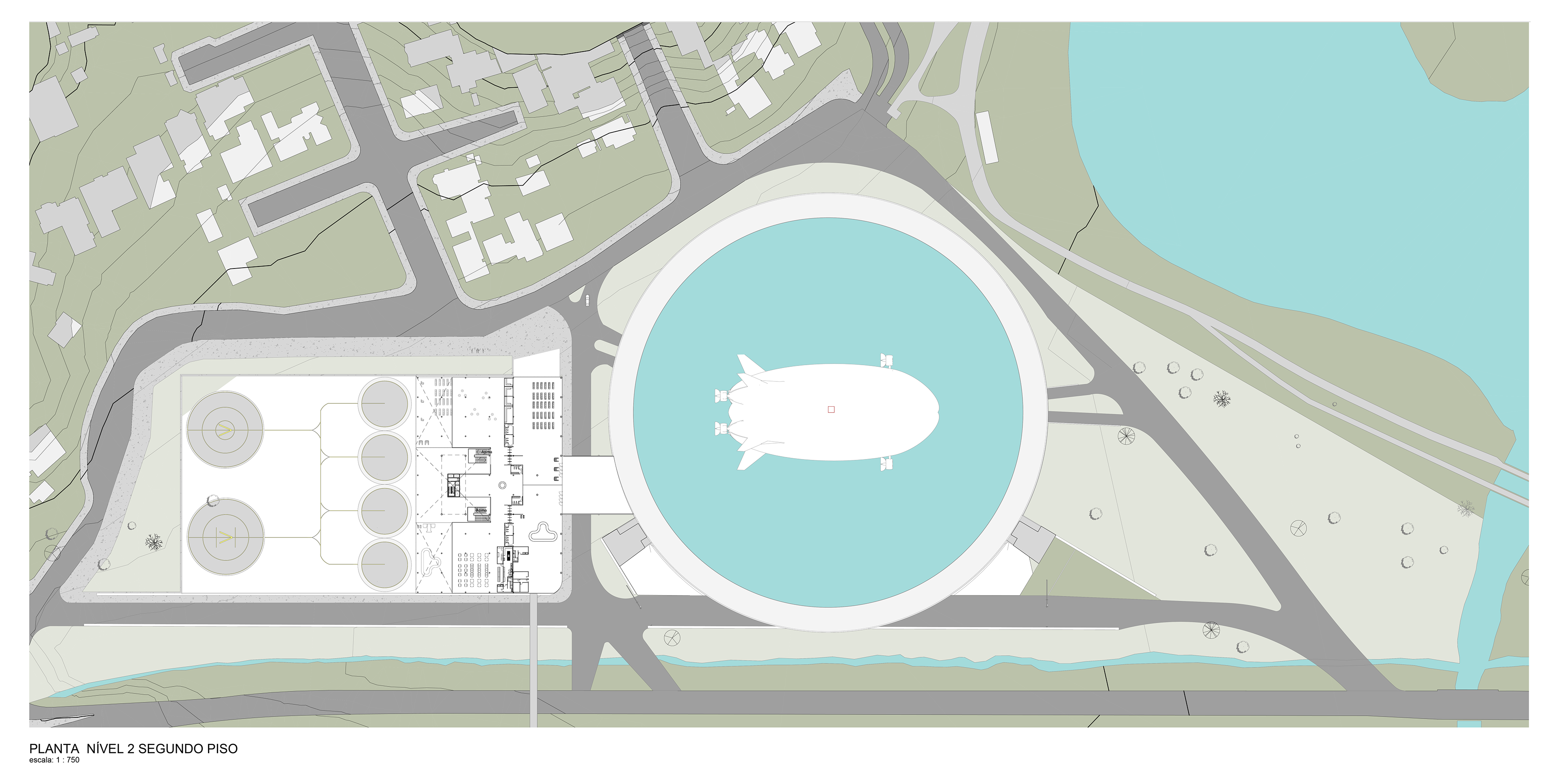 PLANTA NÍVEL 2 - TERMINAL DE PASSAGEIROS
