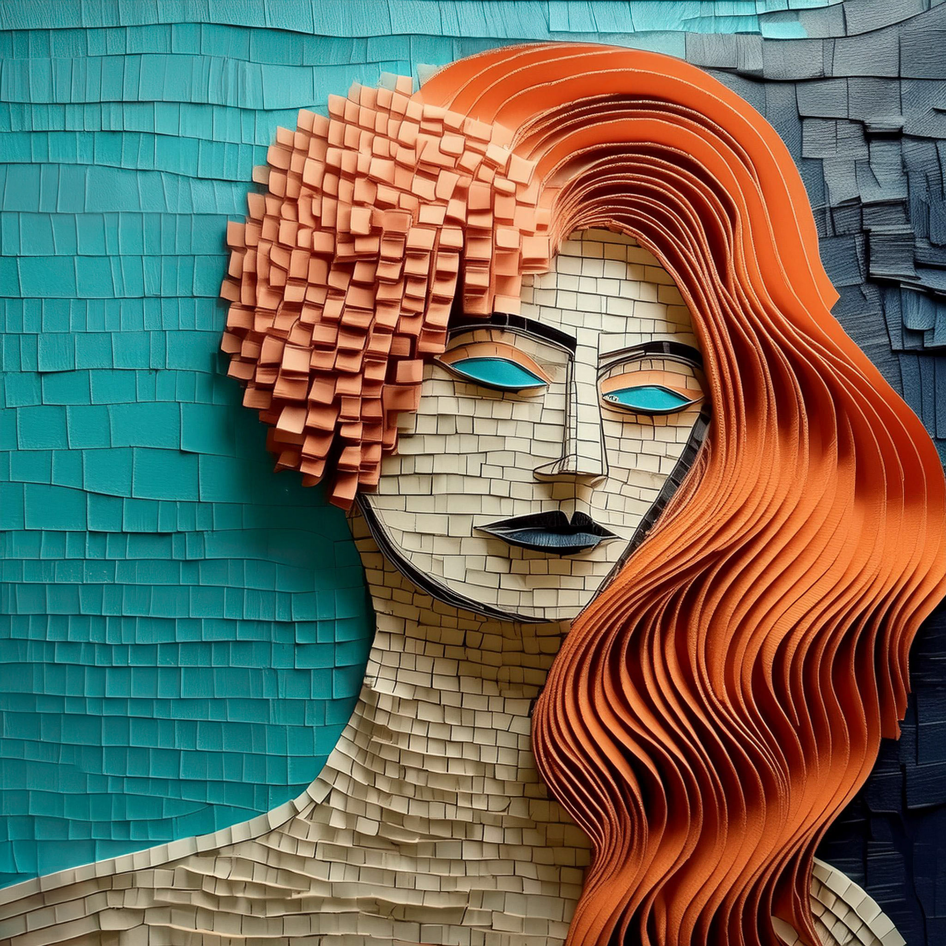 Paper Portrait #3