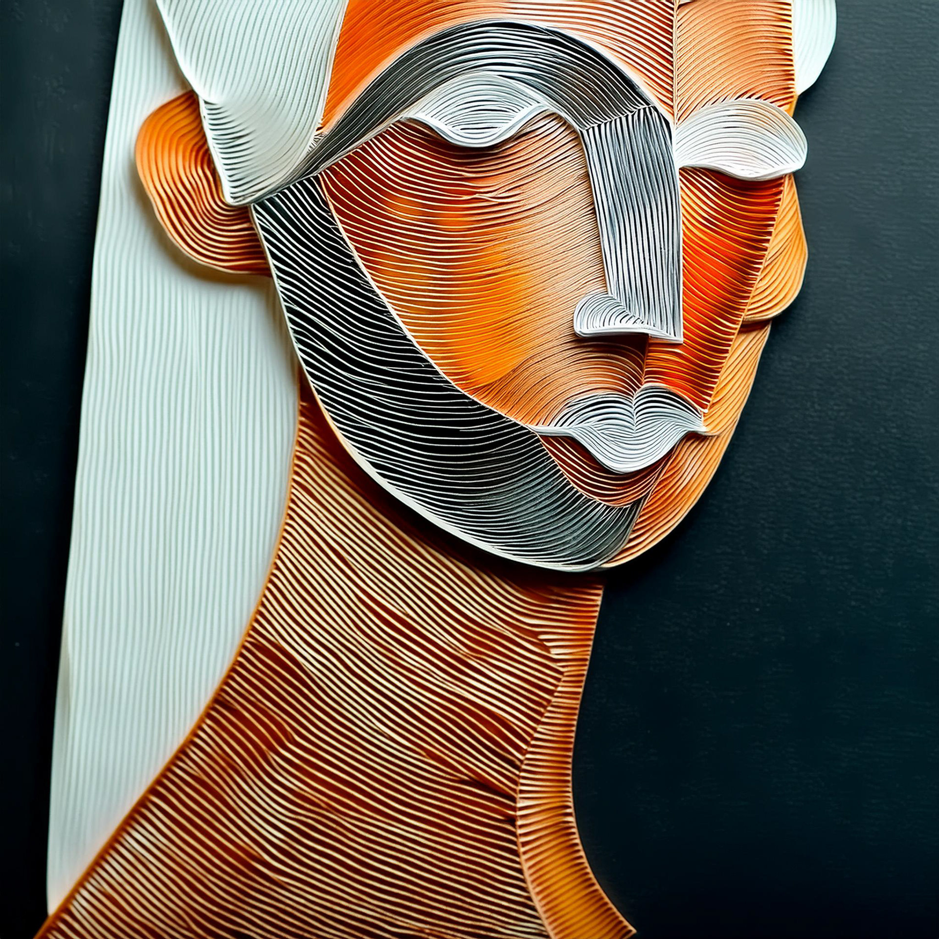 Paper Portrait #9