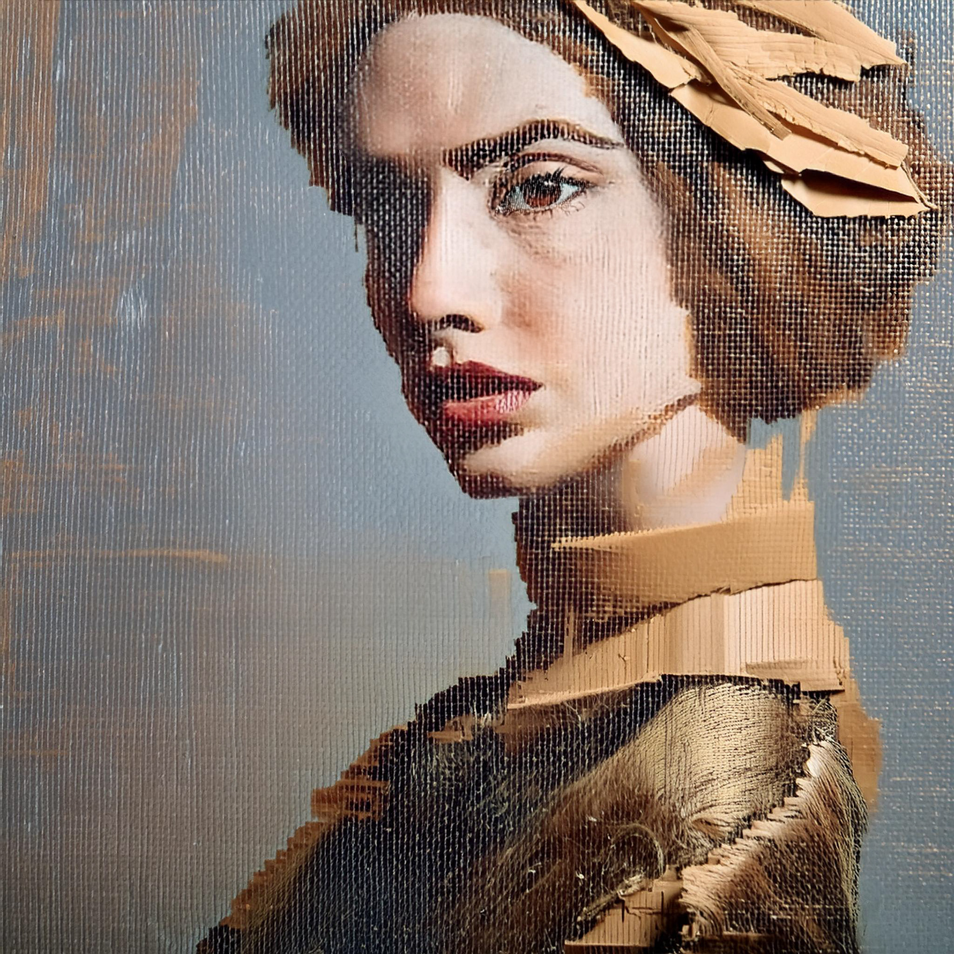 Paper Portrait #14