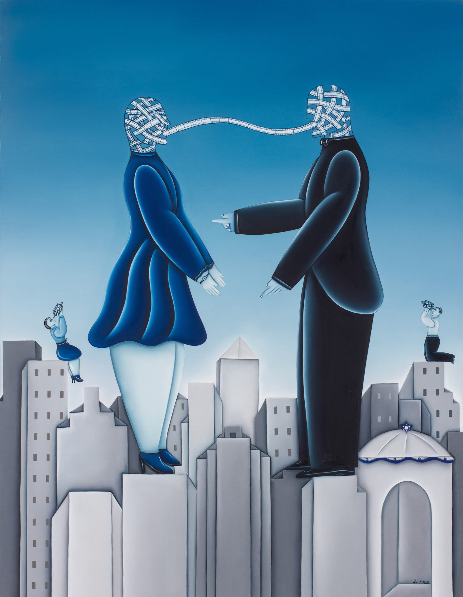 "Cinephilia" Oil on canvas, 39" x 31", 2014