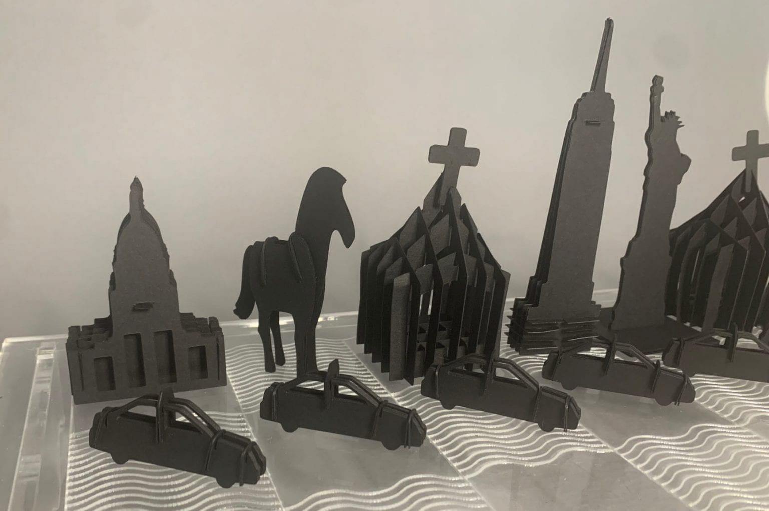 Close View of Pieces