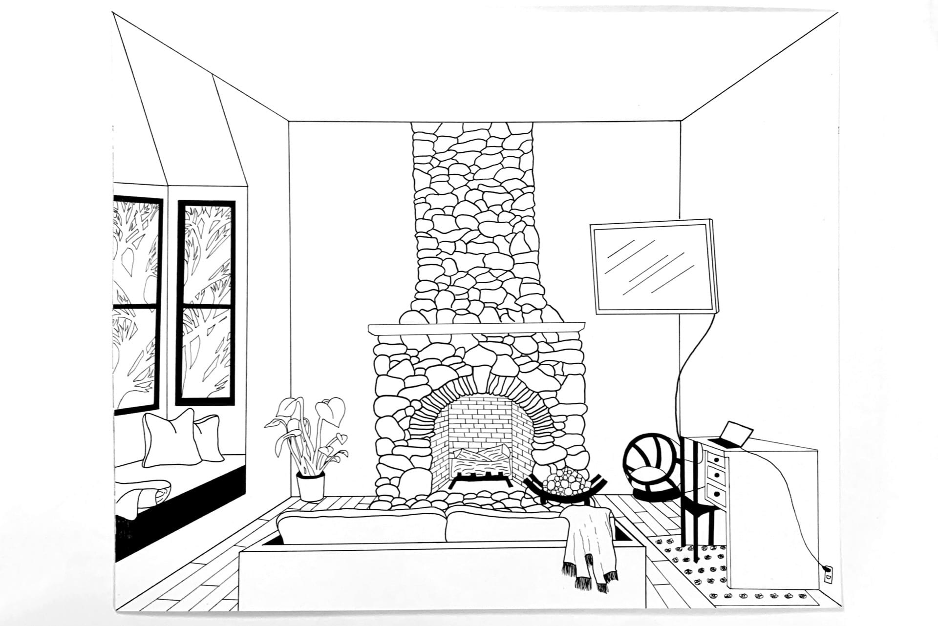 The final composition of my desired workspace.