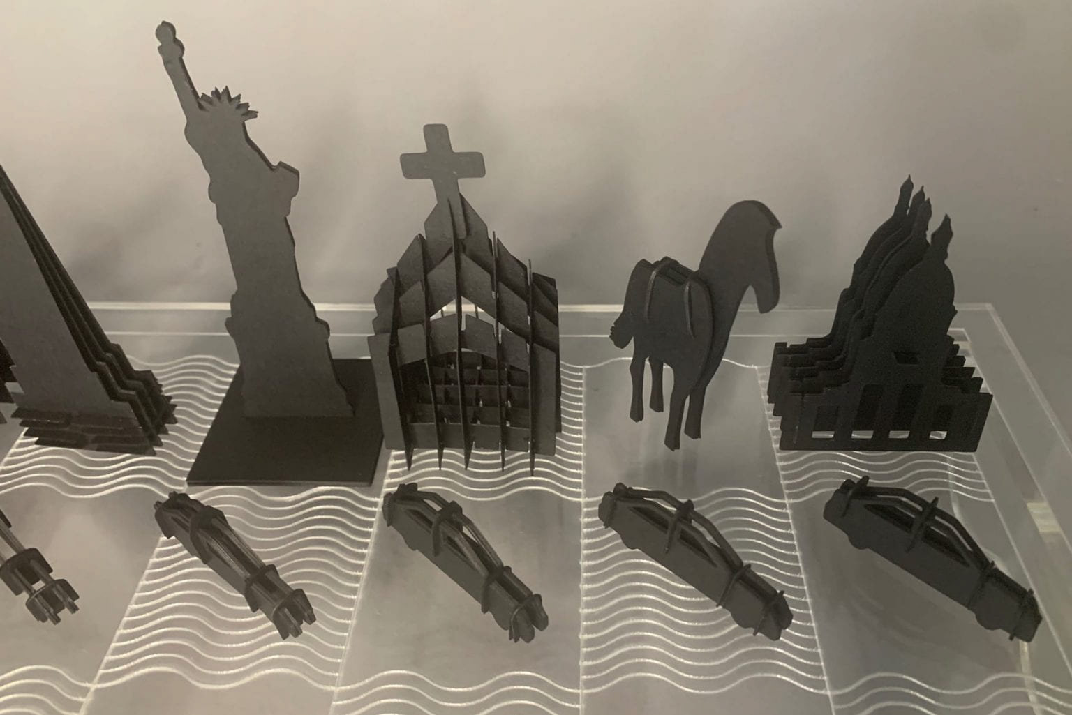 Close View of Pieces