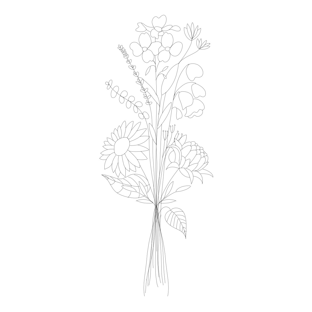 Final design for a wedding logo.
