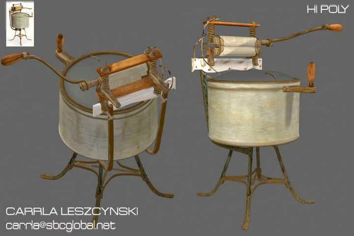 Creating the washtub from Real World reference