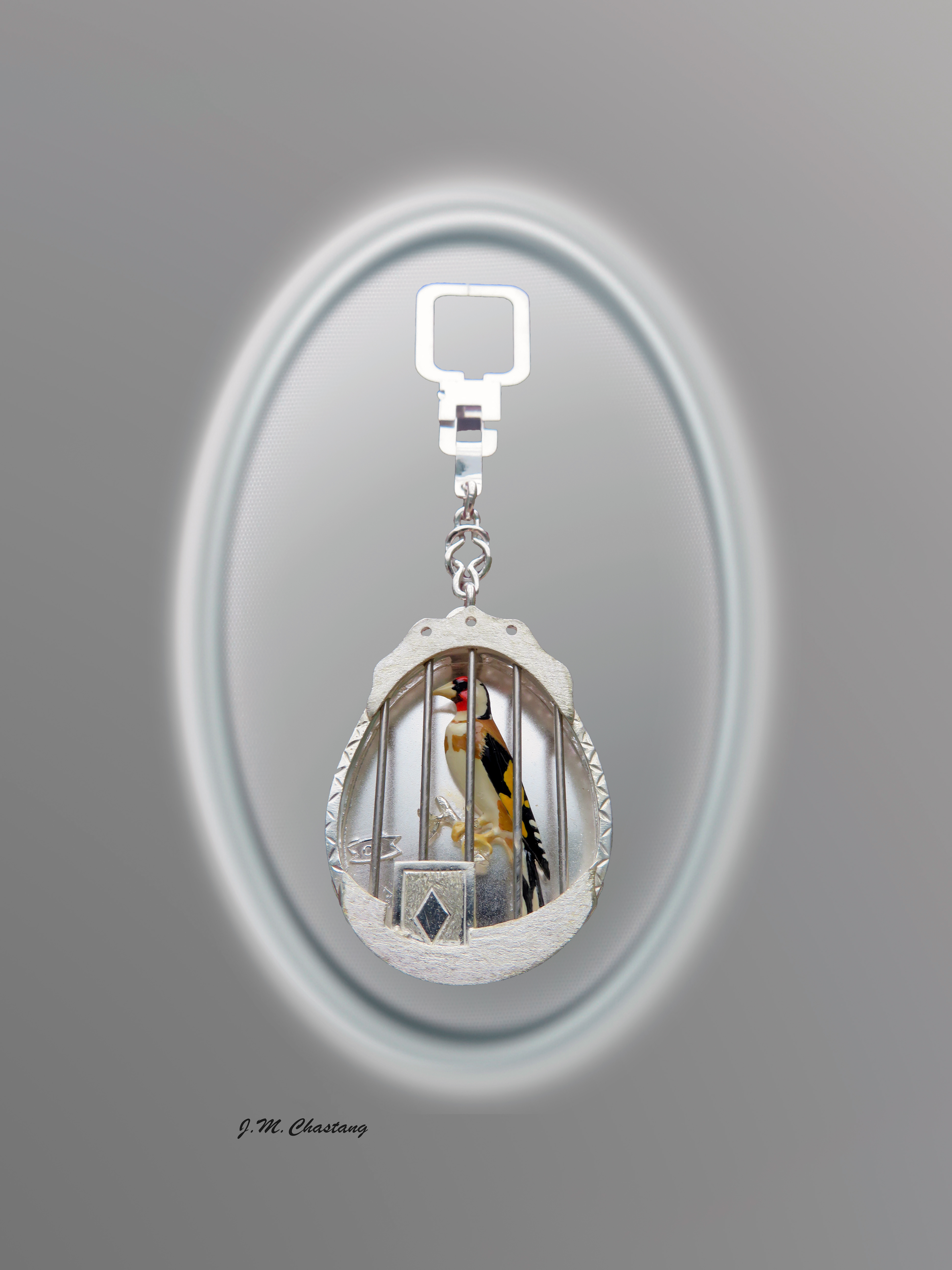 Goldfinch Keyring