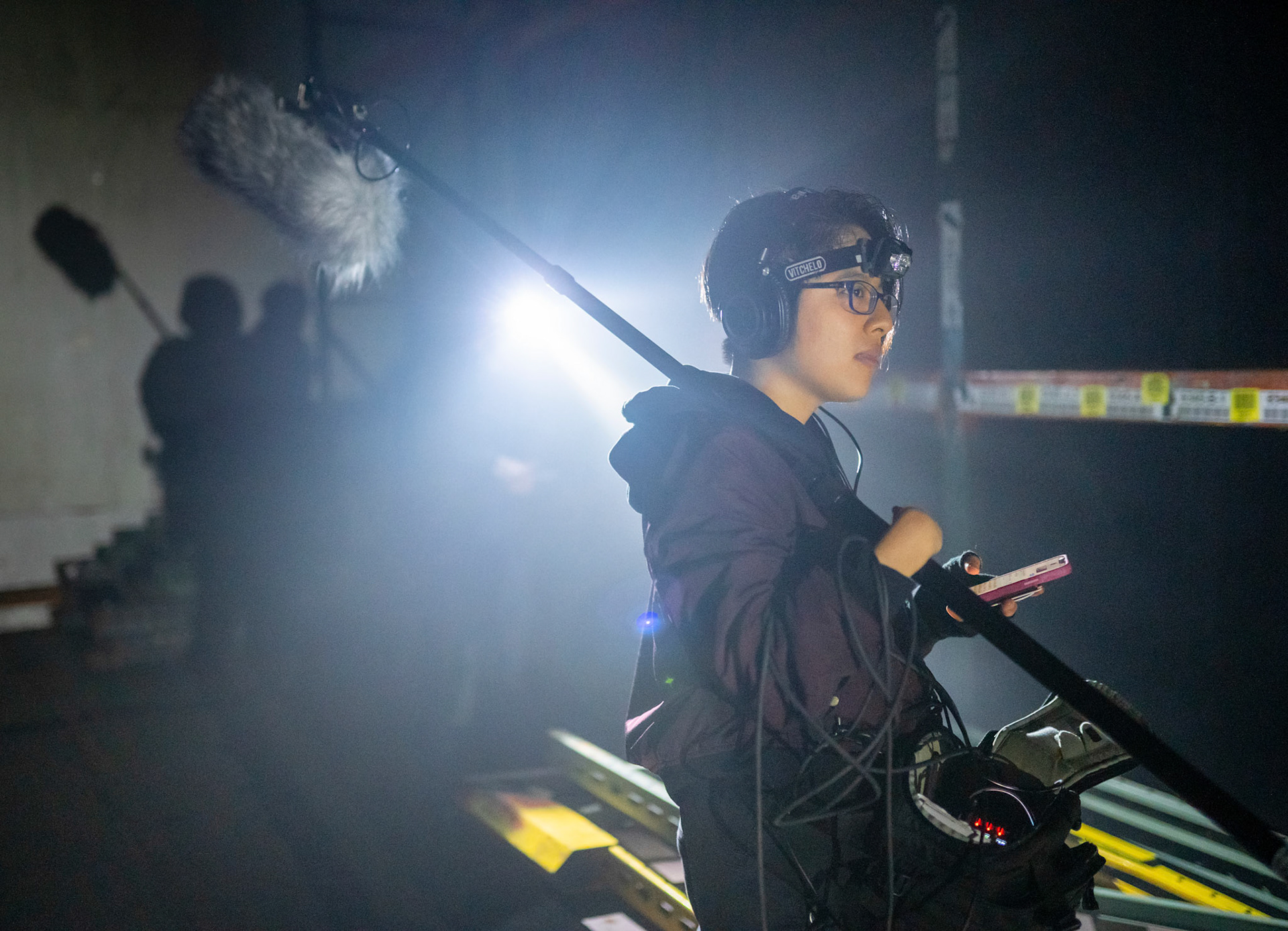 Filmmaker Stephen van Vuuren works with the cast and crew of the science fiction movie Nemesis Eterna. The filming took place in Winston Salem, NC.Photographed, Tuesday, November 2, 2021, in Winston-Salem, N.C. JERRY WOLFORD / Perfecta Visuals